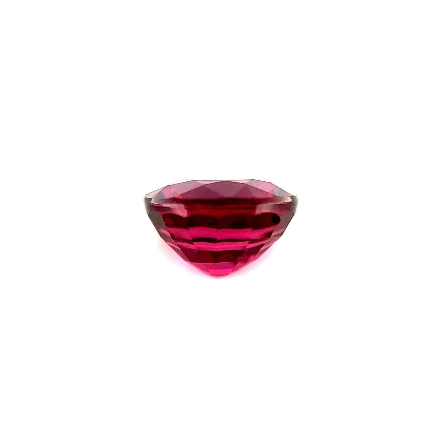 1.89ct Pink Purple NATURAL Rhodolite Garnet Oval Cut Loose Gemstone 7.2x6.6mm VS